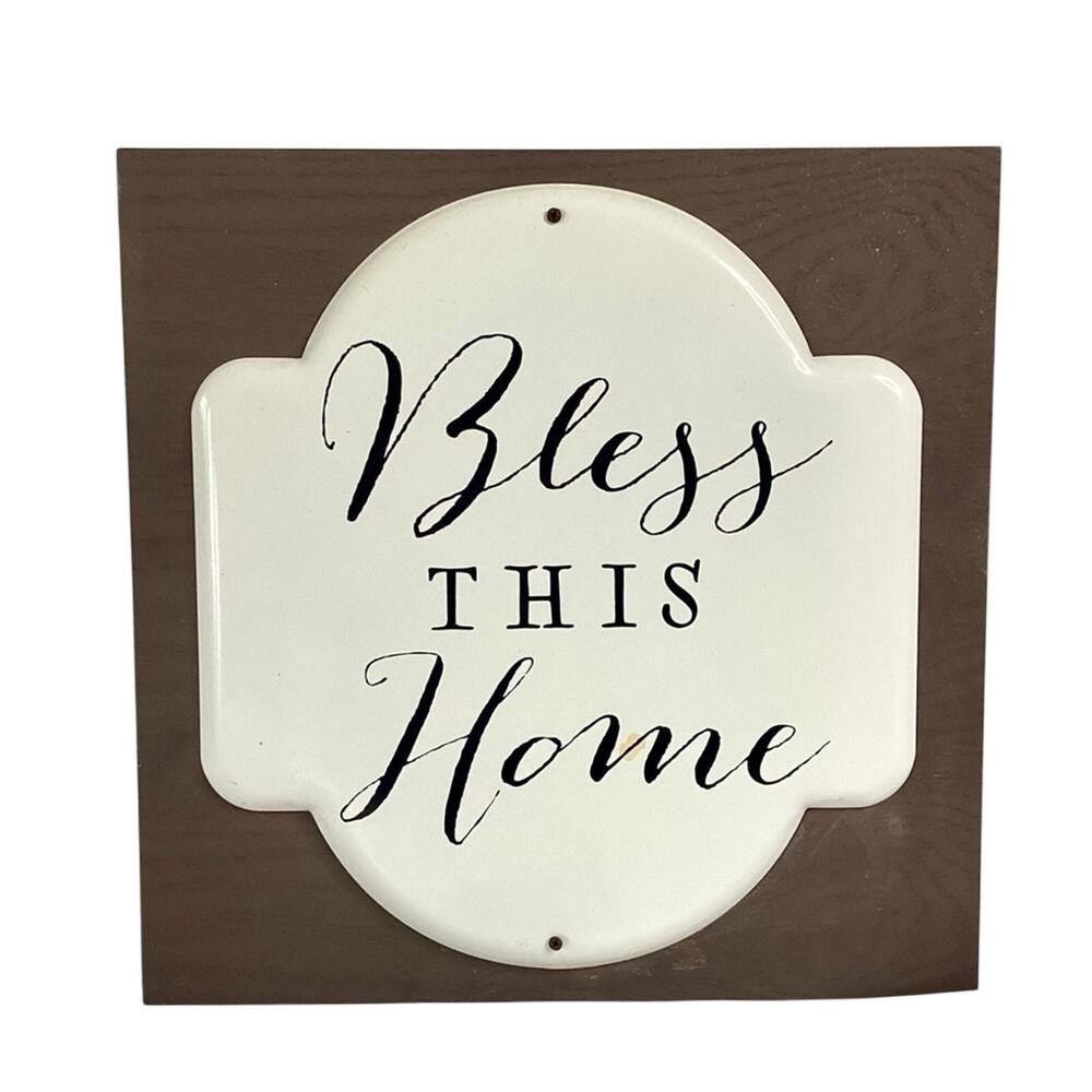 “Bless This Home” Wall Decor